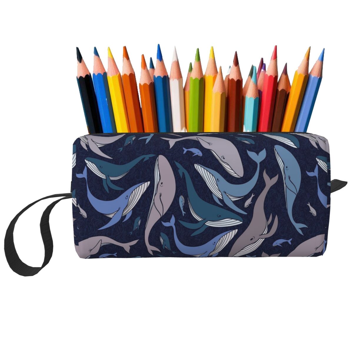 Beauty Makeup School - School Of Whales Makeup Bag Cosmetic