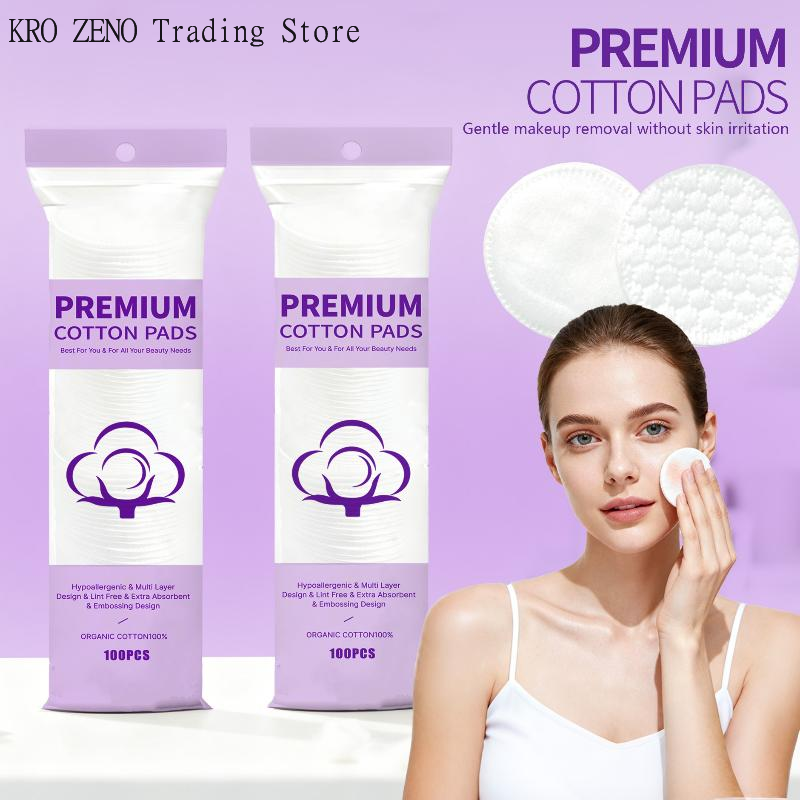 Beauty Makeup Remover - 🔝Disposable Makeup Cotton Pad 100/120pcs Soft