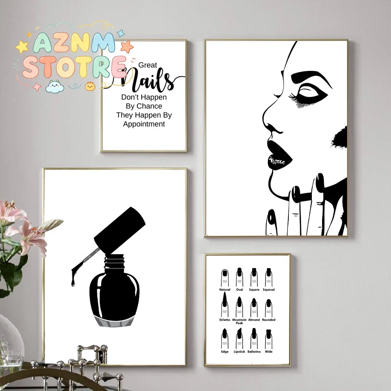 Makeup Is Beauty Quotes - Nail Salon Quotes Makeup Wall Art