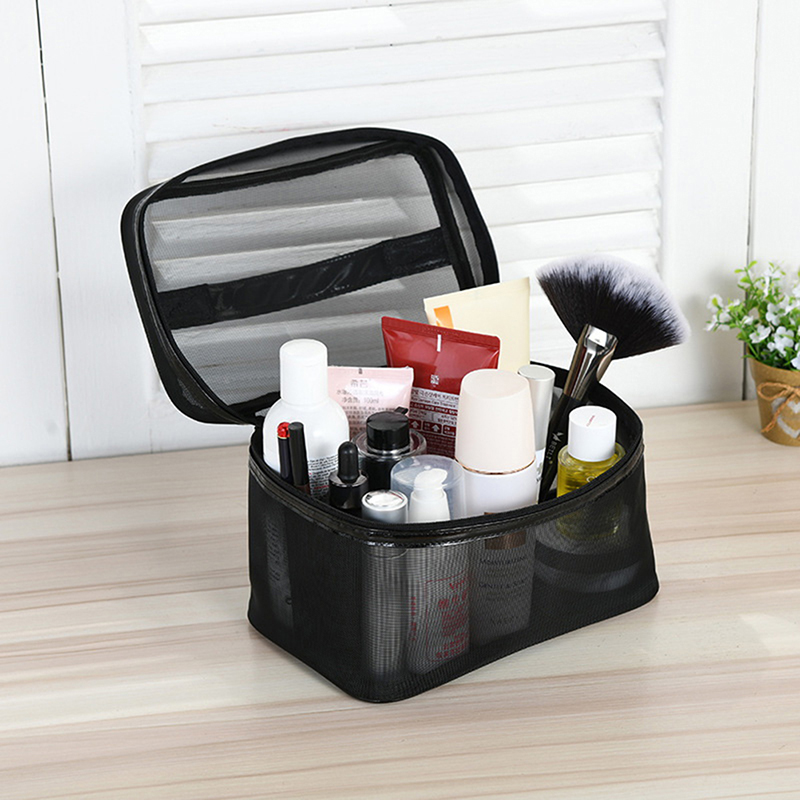 Beauty Zone Makeup - Z. Portable Mesh Transparent Cosmetic Bag