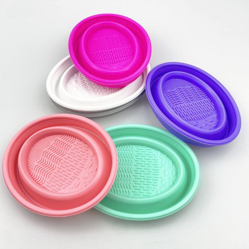 Beauty Makeup Sponge - Cleaner Folding Powder Soft Silicone Makeup