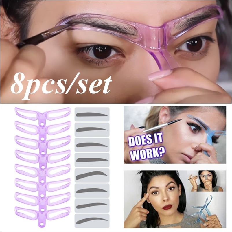 Beauty Makeup Pictures - 8 In 1 Reusable Eyebrows Shape