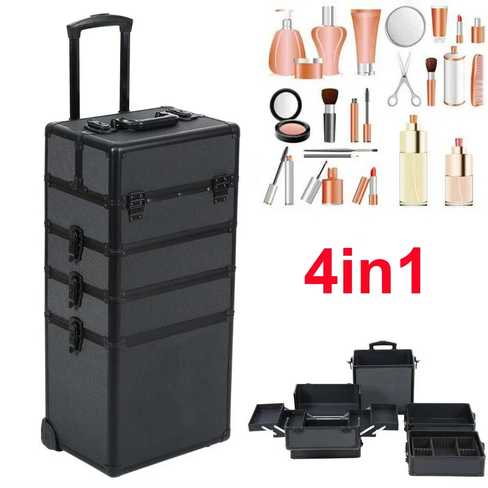 Beauty Makeup Trolley - -4 In 1 Trolley Make Up