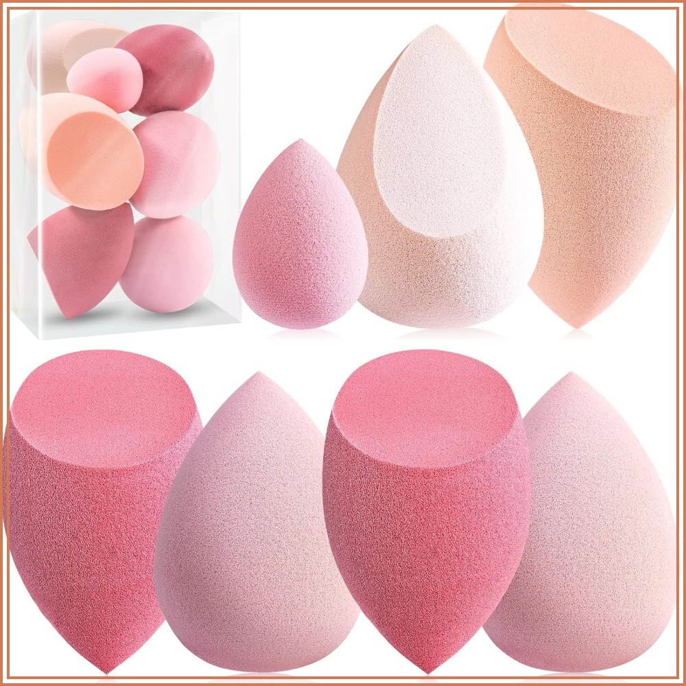 Beauty Makeup Sponge - 7 Pcs Makeup Sponge Set -