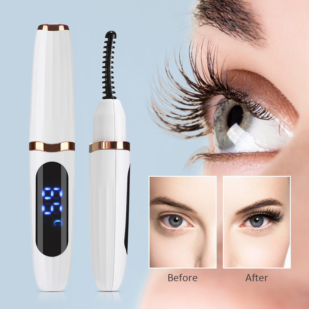 Ms Beauty Makeup - Heated Eyelash Curler Pen with Comb