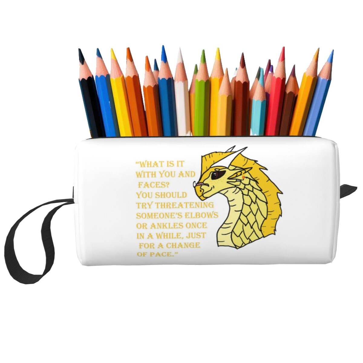 Makeup Is Beauty Quotes - Qibli Quote Makeup Bag Cosmetic Organizer