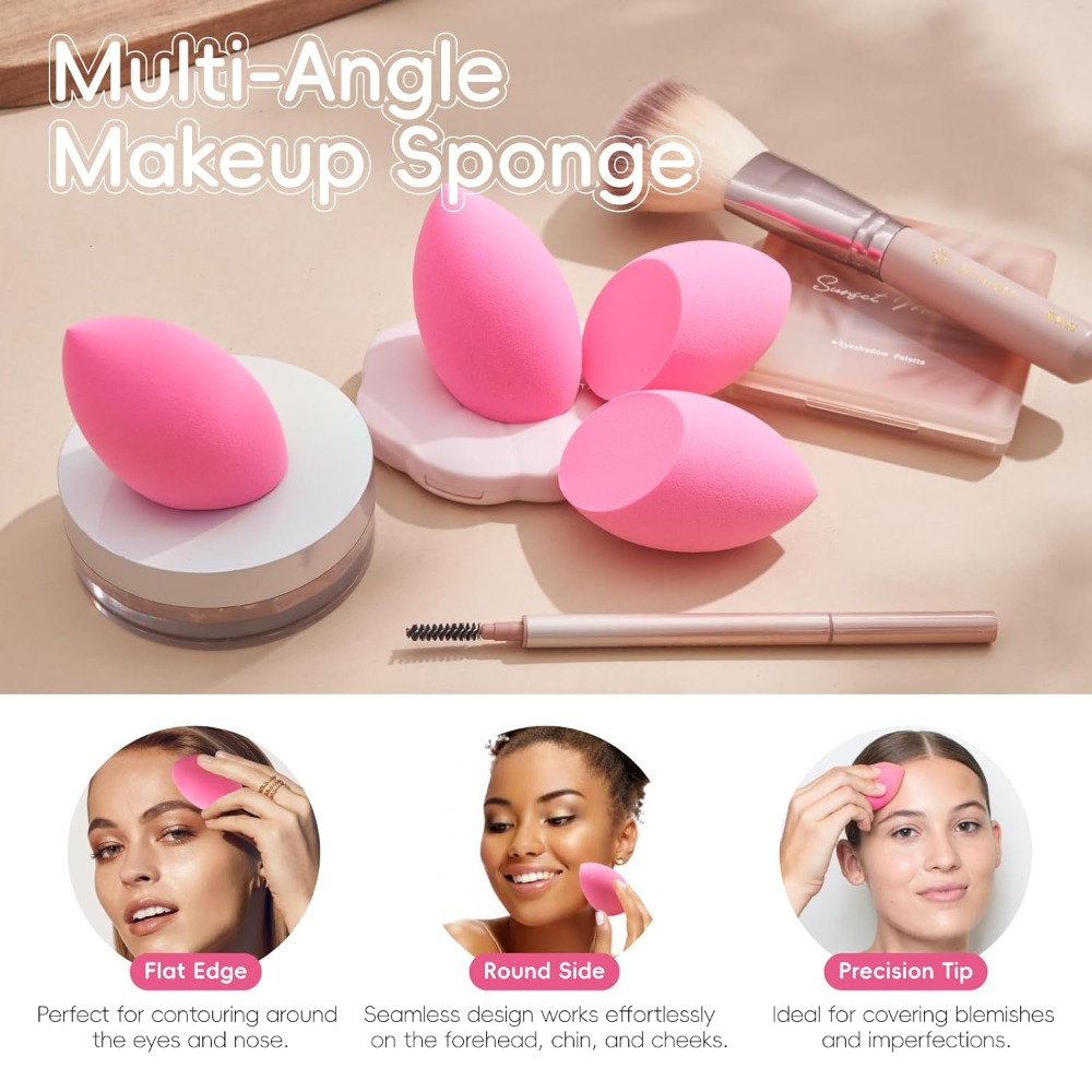 6 Pcs Makeup Sponge Set, Latex – Beauty Makeup Sponge recenzja i cena