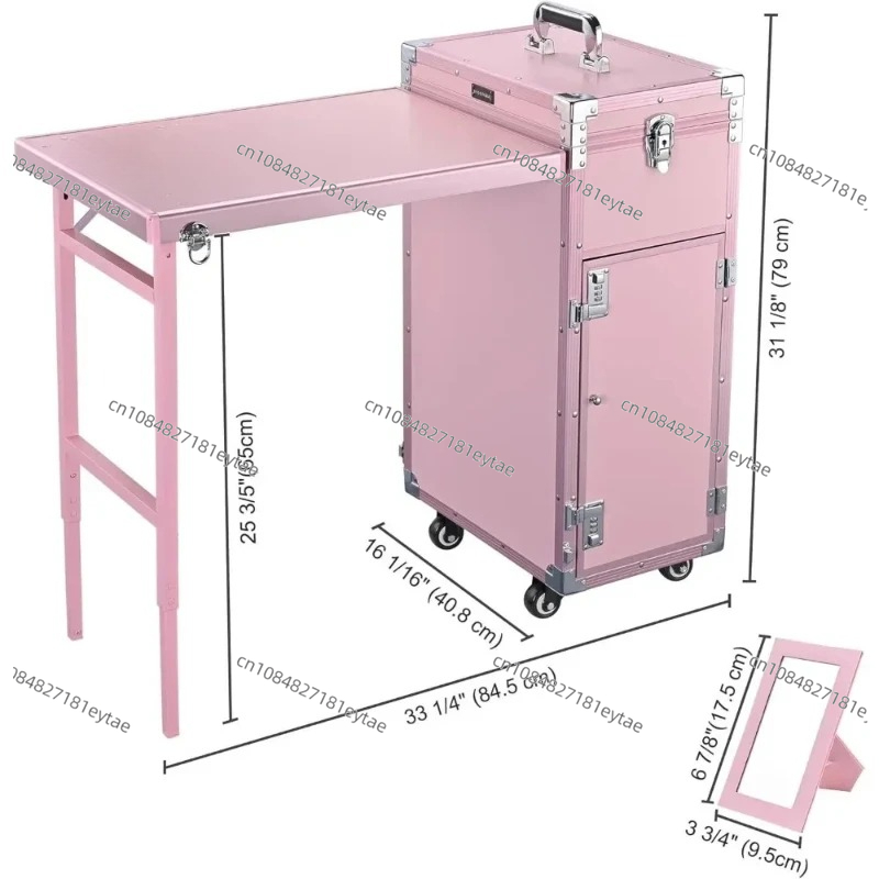 Manicure Table Foldable Nail T – Beauty Makeup Trolley recenzja i cena
