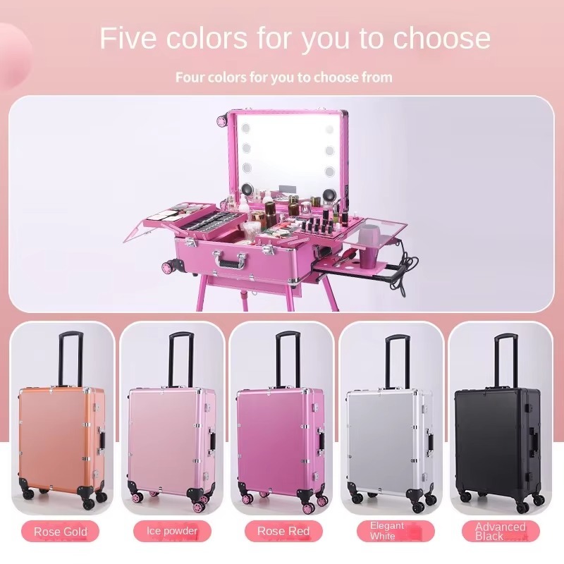 Aluminum Alloy Bluetooth Troll – Beauty Makeup Trolley recenzja i cena