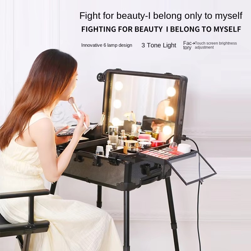 Aluminum Alloy Bluetooth Troll – Beauty Makeup Trolley recenzja i cena