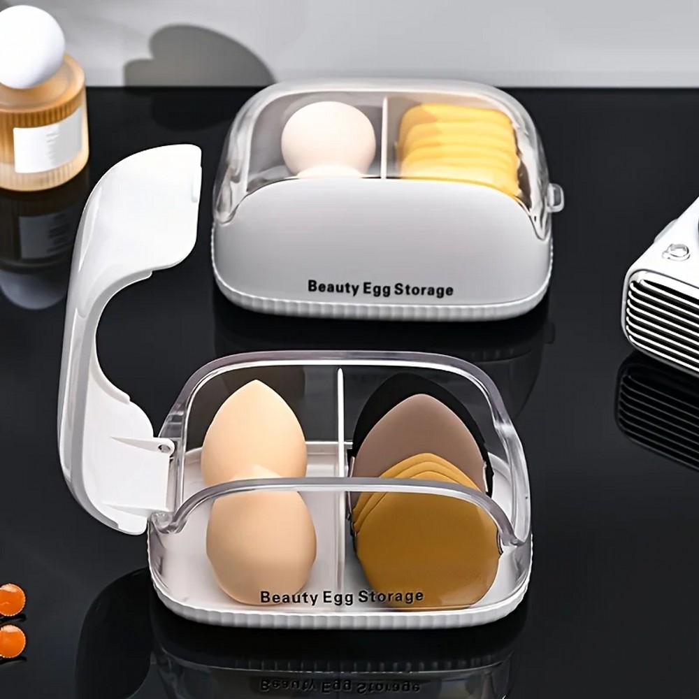 Transparent Lid Makeup Blender – Beauty Makeup Case recenzja i cena