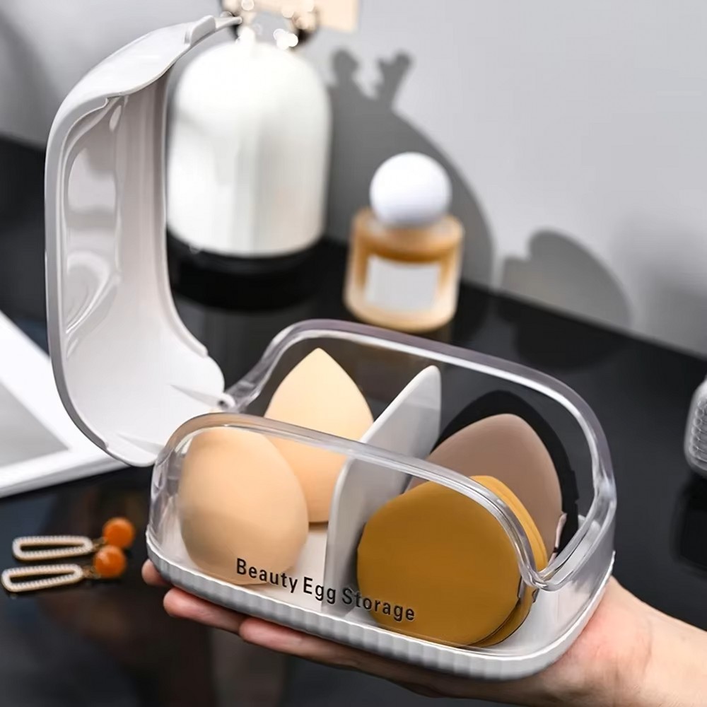 Transparent Lid Makeup Blender – Beauty Makeup Case recenzja i cena