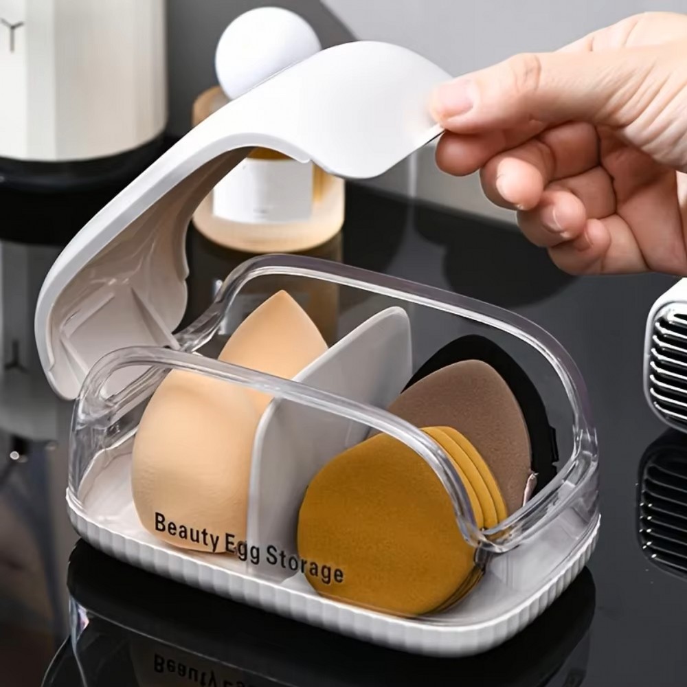 Transparent Lid Makeup Blender – Beauty Makeup Case recenzja i cena