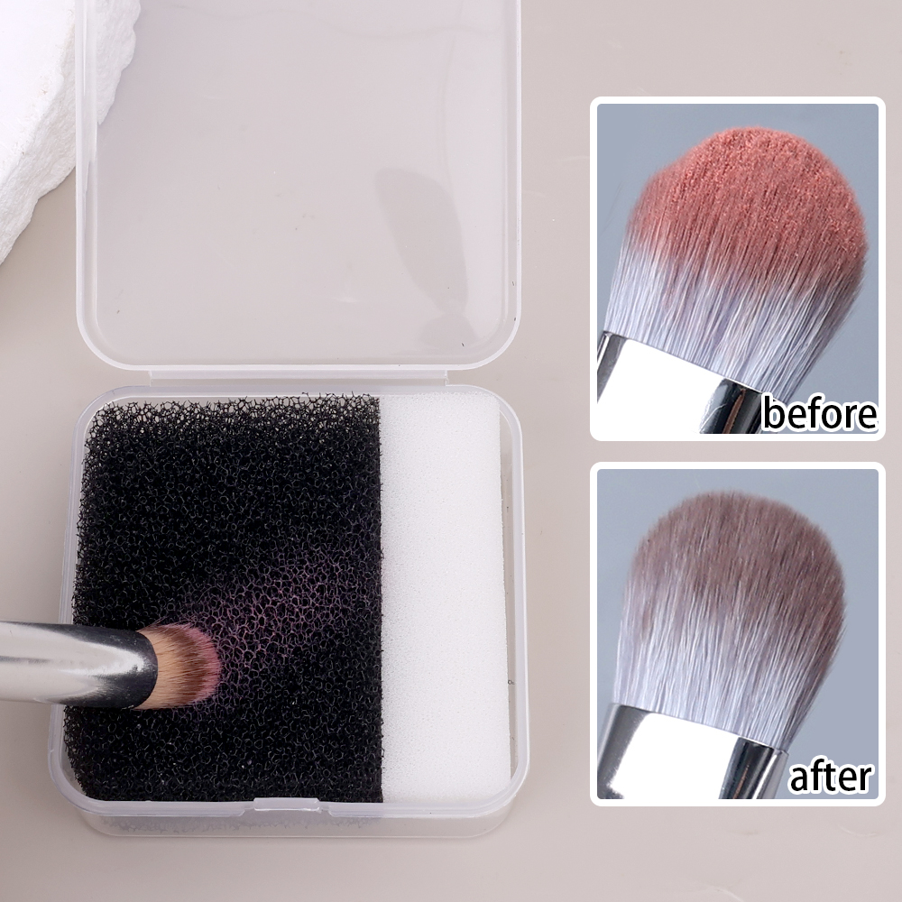 New Makeup Brush Cleaning Box  – Beauty Makeup Sponge recenzja i cena