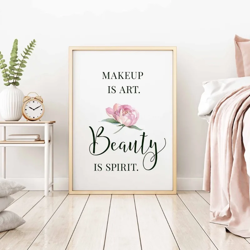 Makeup Quotes Poster Eyelash E – Makeup Is Beauty Quotes recenzja i cena