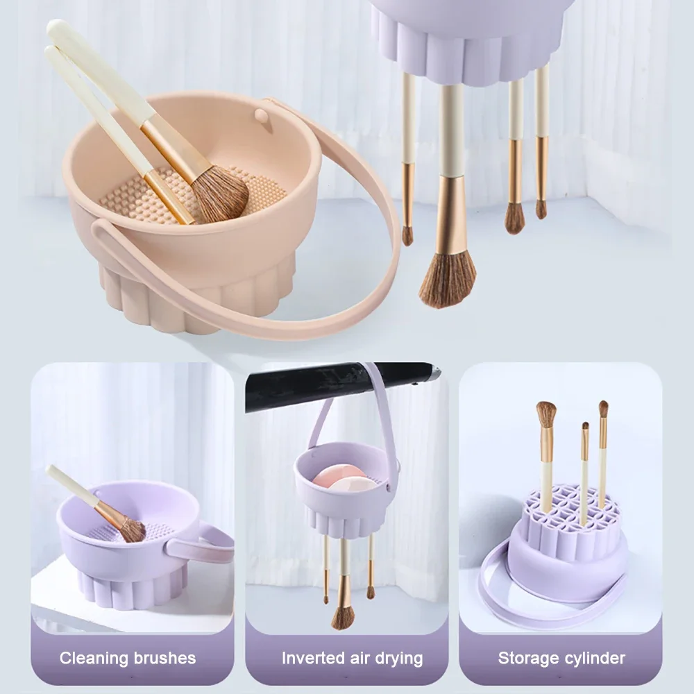 1PC Silicone Washing Bowl Make – Beauty Makeup Sponge recenzja i cena
