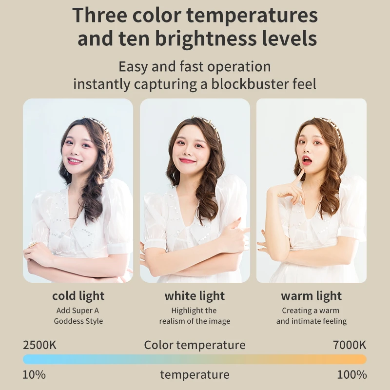 Phone Selfie Light 2700K-6500K – Photo Beauty Makeup recenzja i cena