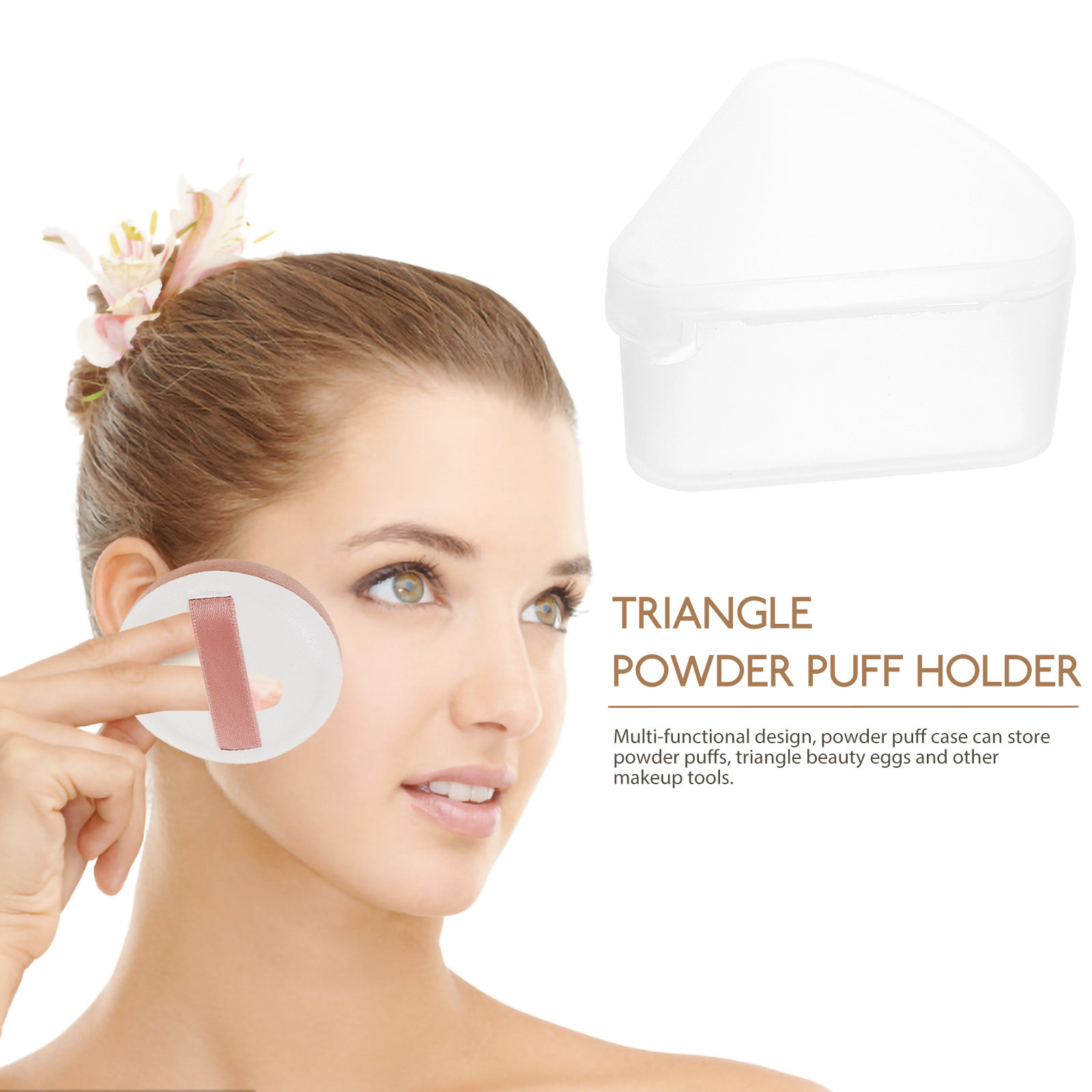 6Pcs Triangle Powder Puff Case – Beauty Makeup Case recenzja i cena