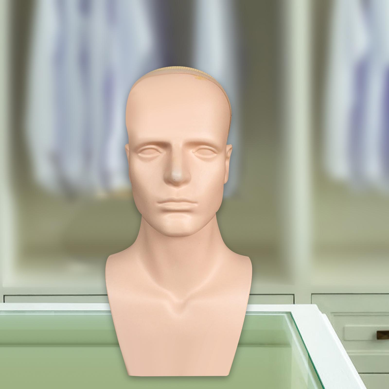 Male Mannequin Head with Shoul – Beauty Makeup Training recenzja i cena
