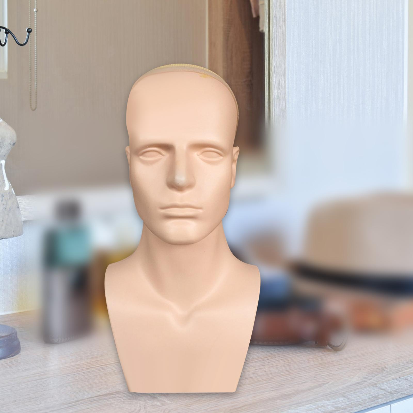 Male Mannequin Head with Shoul – Beauty Makeup Training recenzja i cena