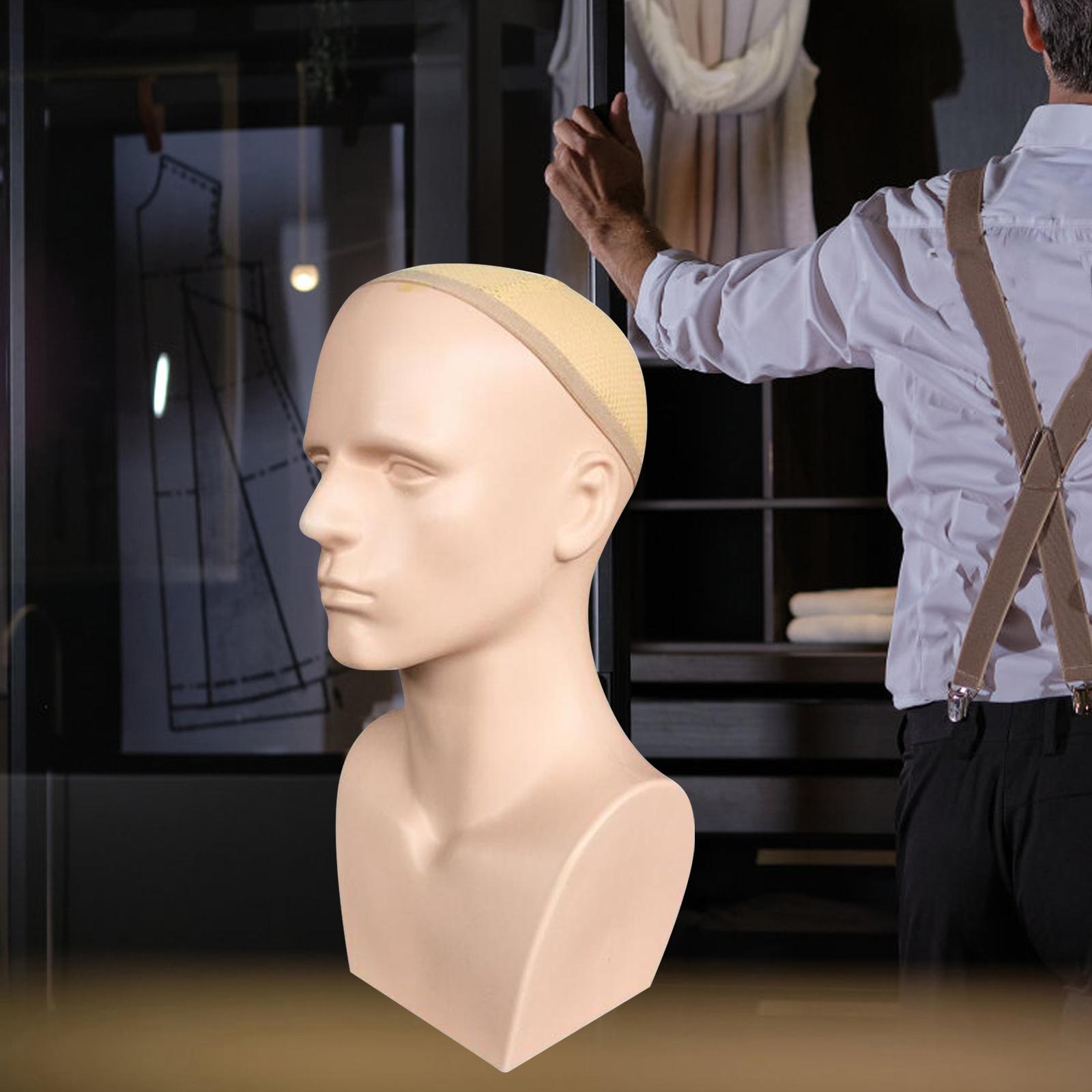 Male Mannequin Head with Shoul – Beauty Makeup Training recenzja i cena