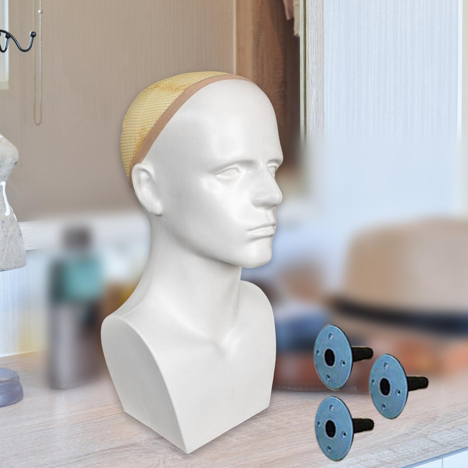 Male Mannequin Head with Shoul – Beauty Makeup Training recenzja i cena