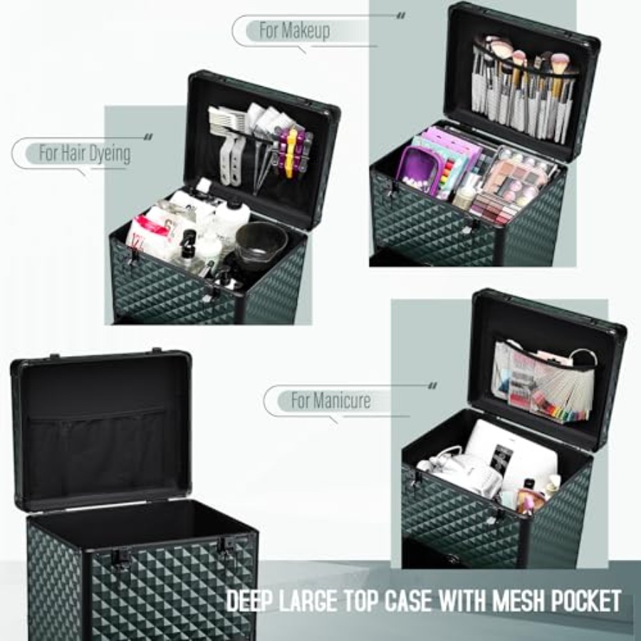 Nail Trolley Cart with 3 Drawe – Beauty Makeup Trolley recenzja i cena