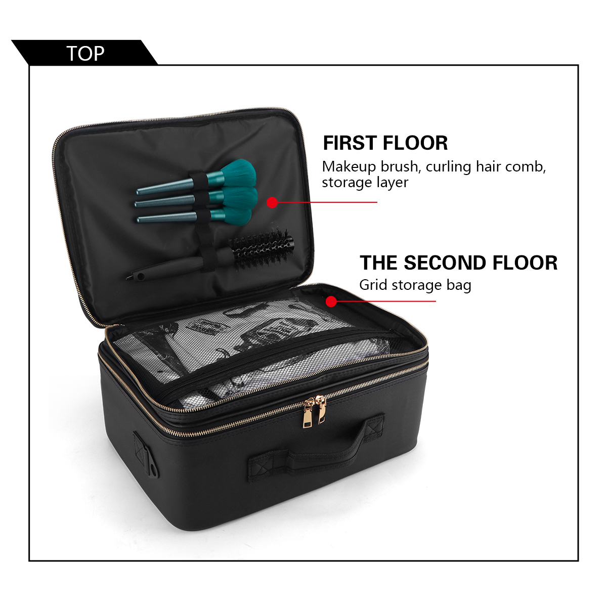 Women Travel Cosmetic Case Org – Beauty Makeup Case recenzja i cena
