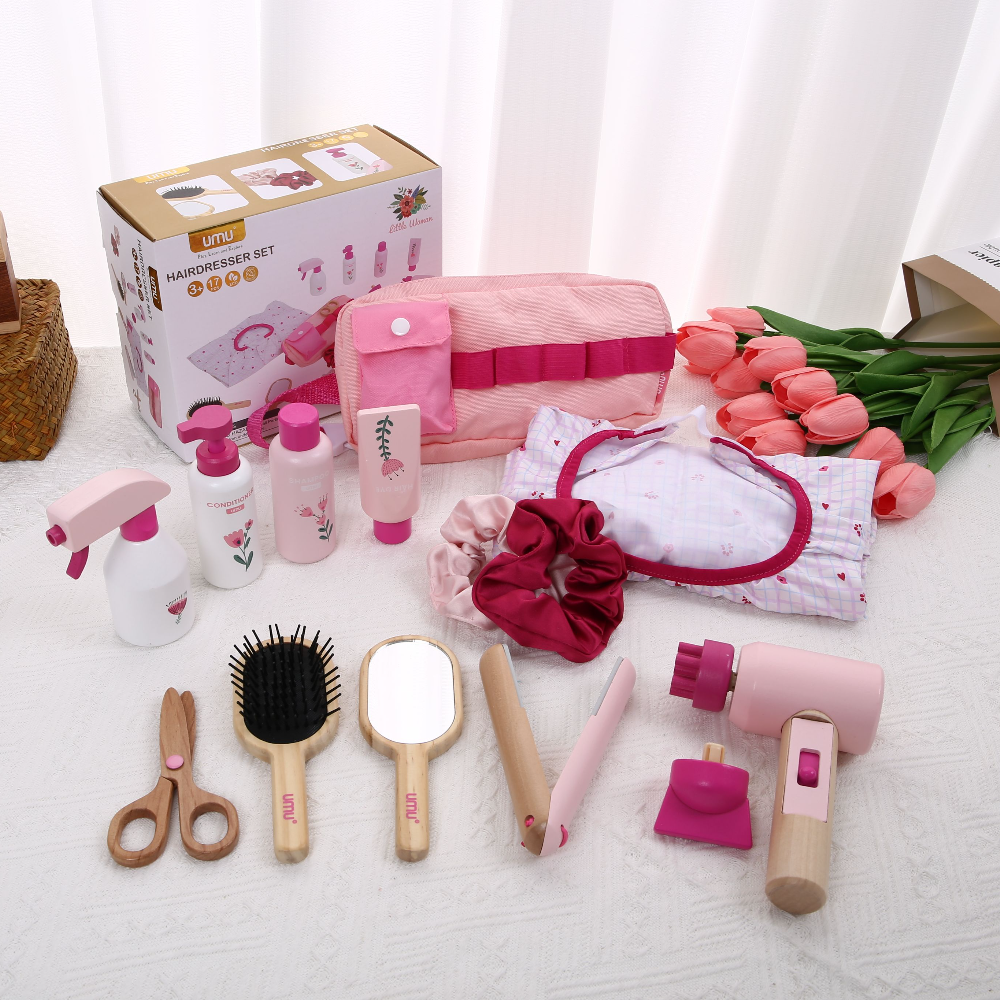Wooden Makeup Toy Kits for Lit – Makeup Beauty Makeup Game recenzja i cena