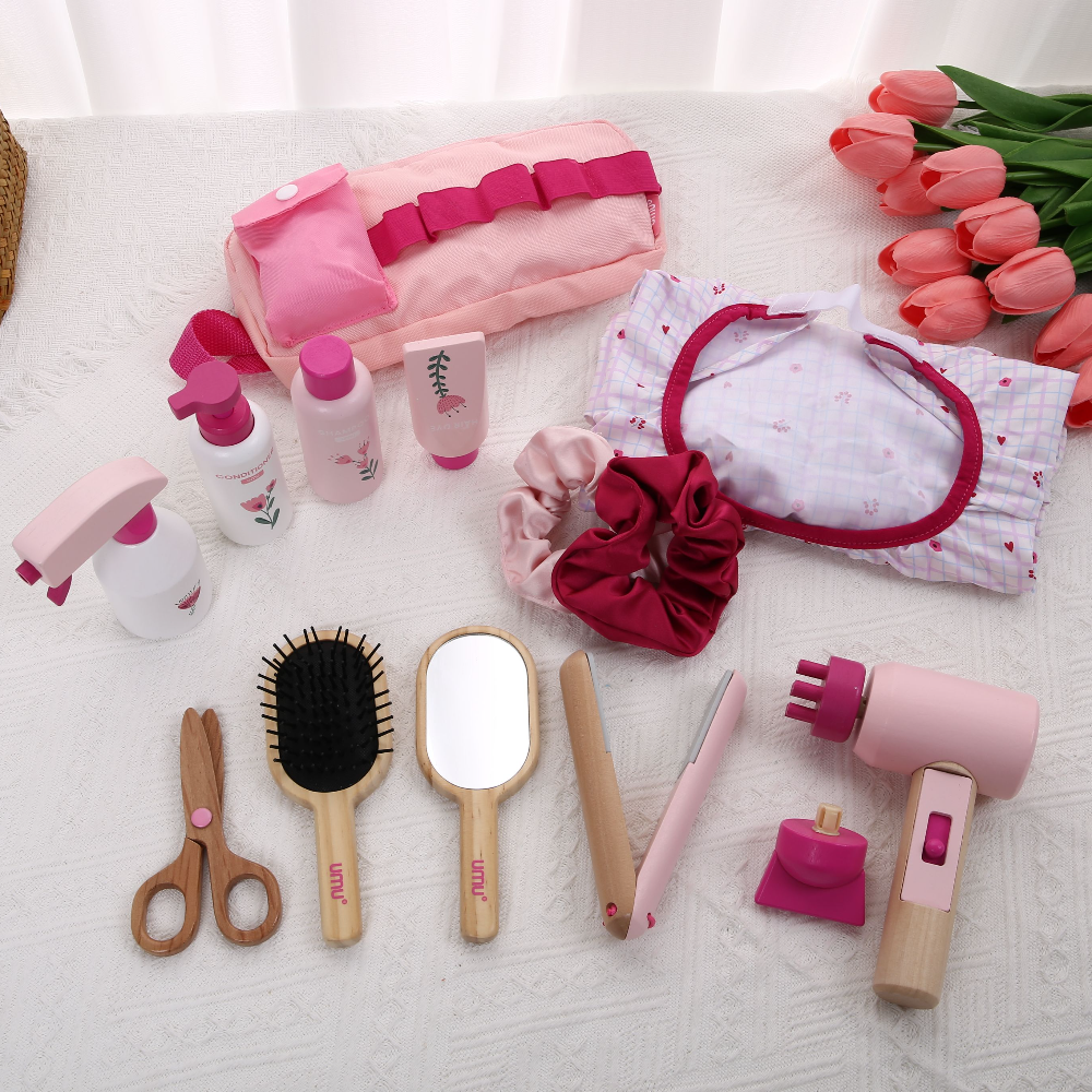 Wooden Makeup Toy Kits for Lit – Makeup Beauty Makeup Game recenzja i cena