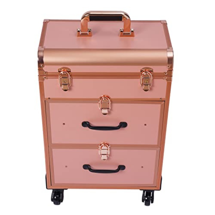 3-Tier Aluminum Rolling Makeup – Beauty Makeup Case recenzja i cena