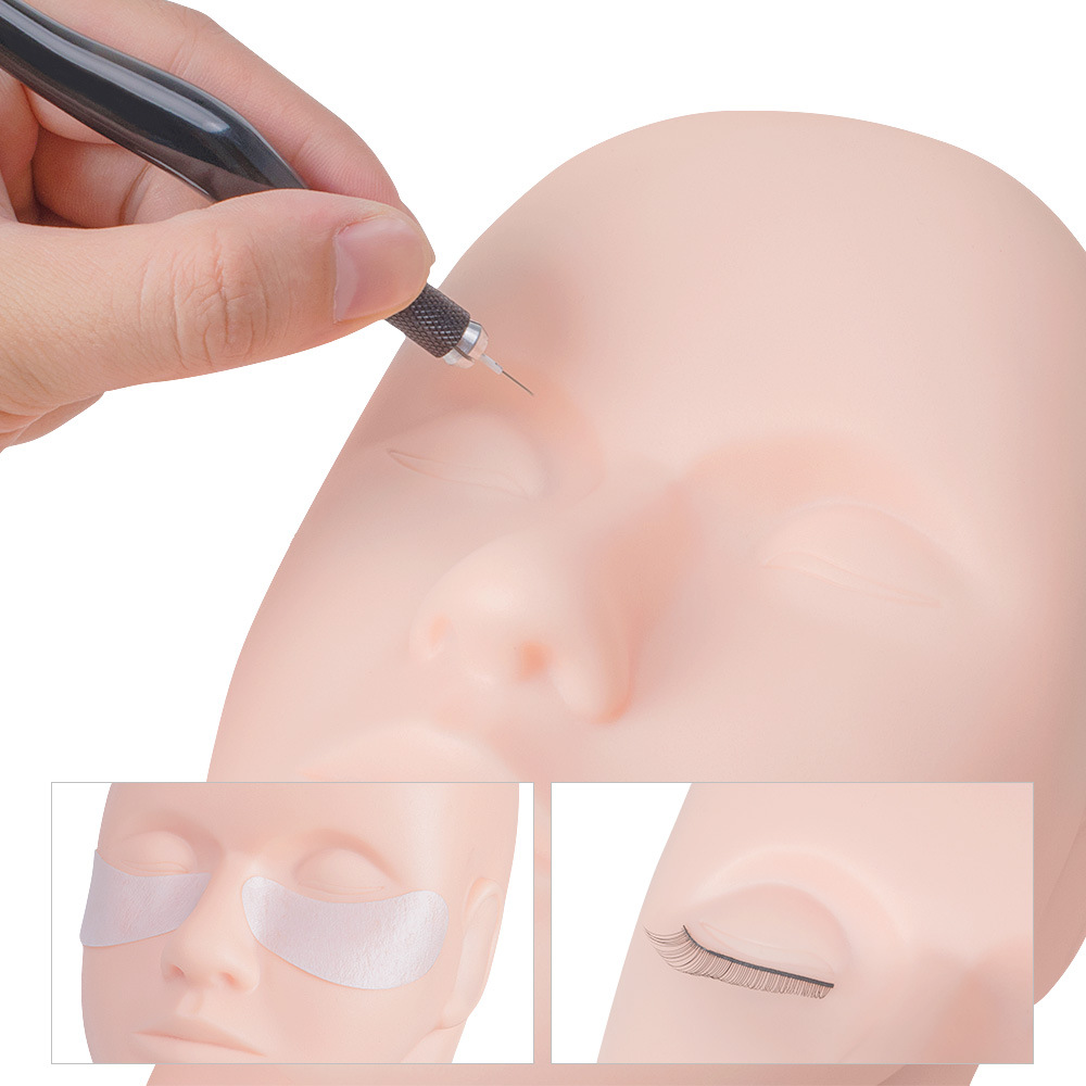 Eyelash Grafting Training Head – Beauty Makeup Training recenzja i cena