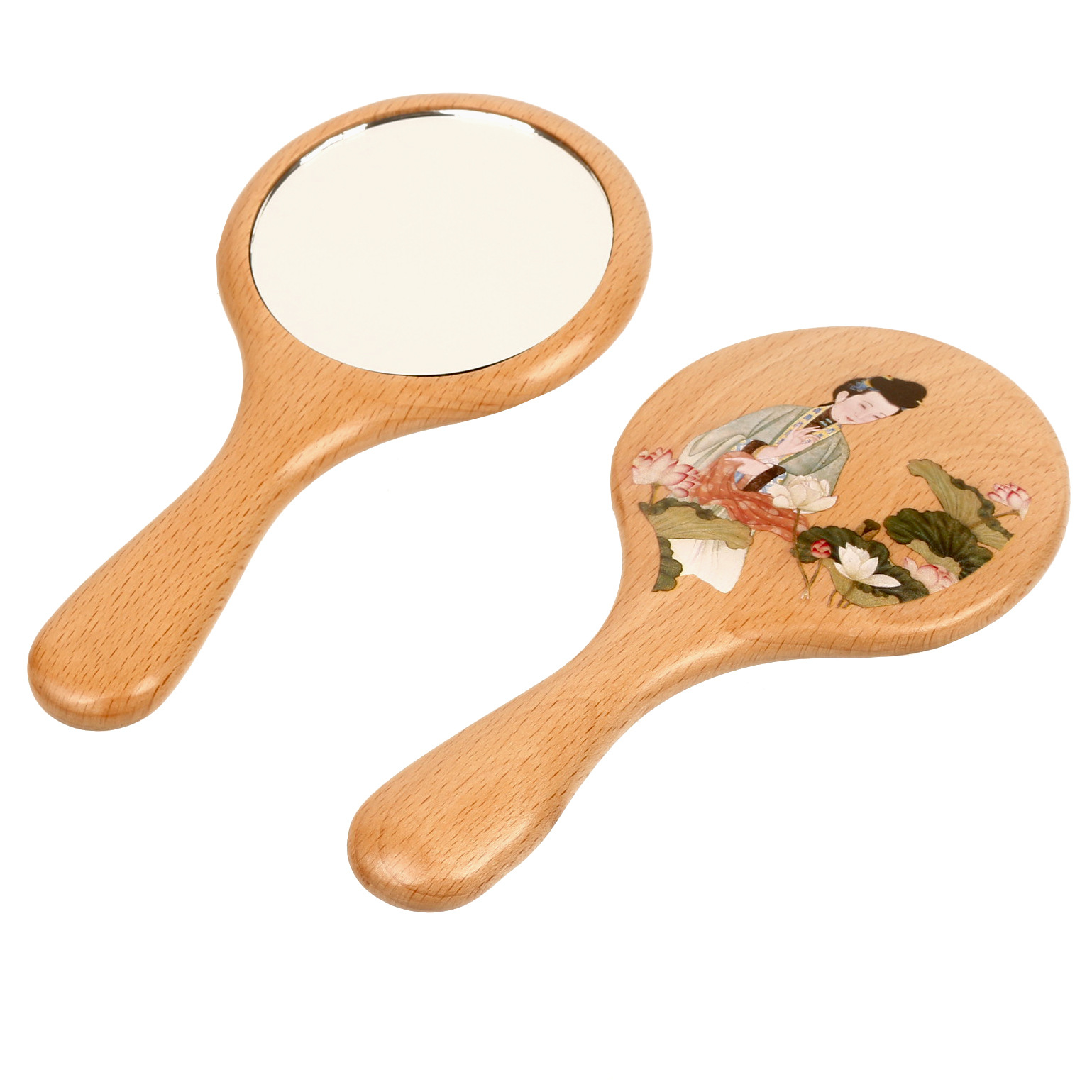 Beech Wood Handle Mirror, Anci – Beauty Makeup Pictures recenzja i cena