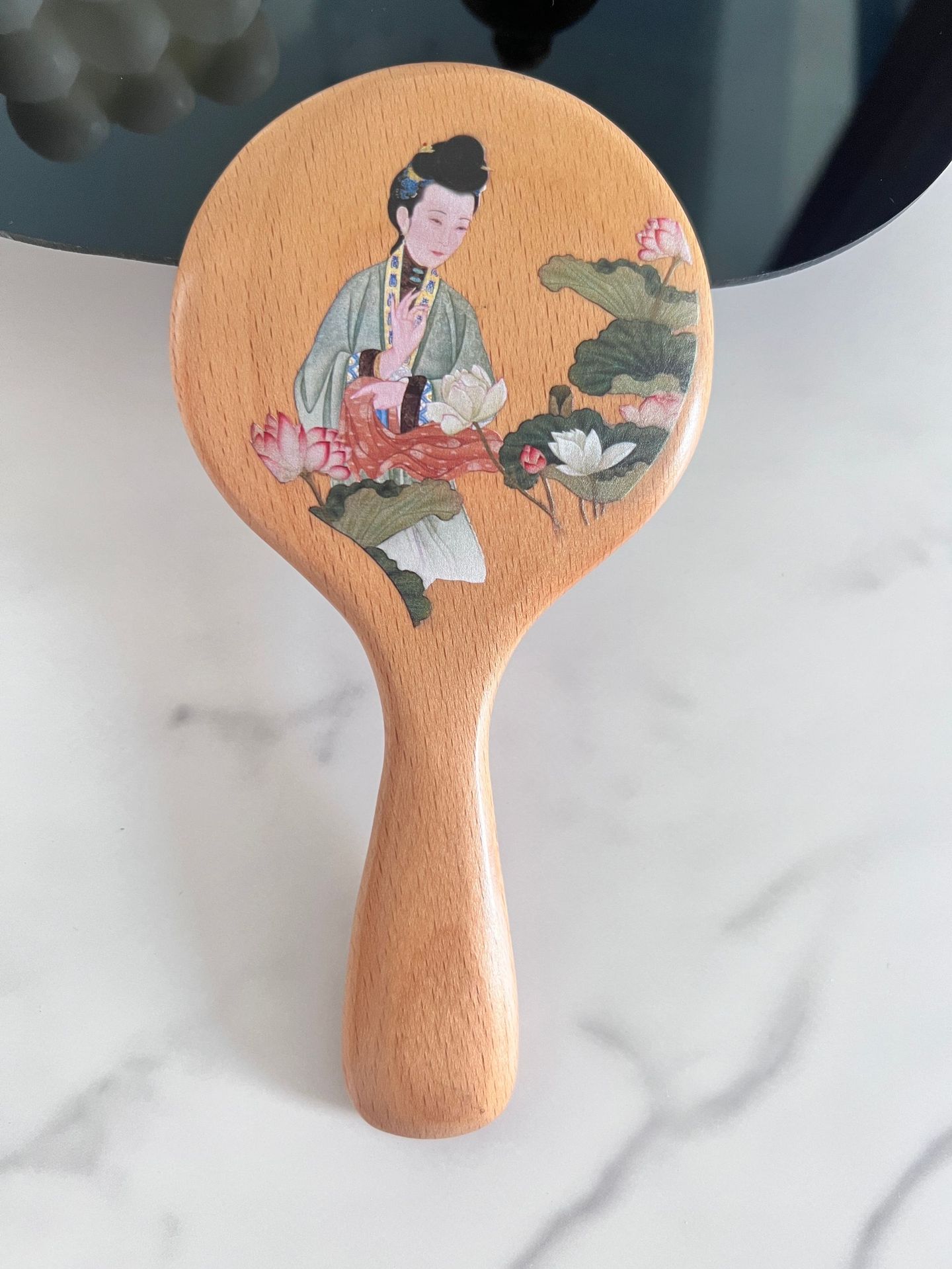 Beech Wood Handle Mirror, Anci – Beauty Makeup Pictures recenzja i cena
