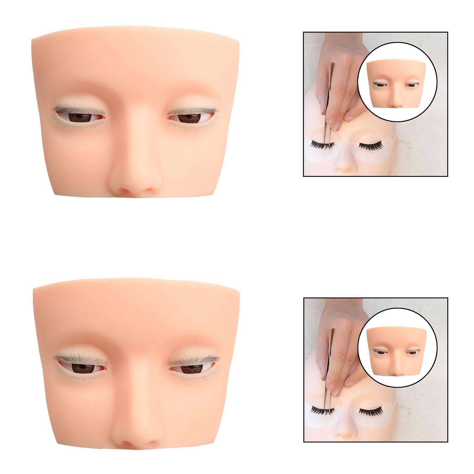 Silicone Eyelash Mannequin Hea – Beauty Makeup School recenzja i cena