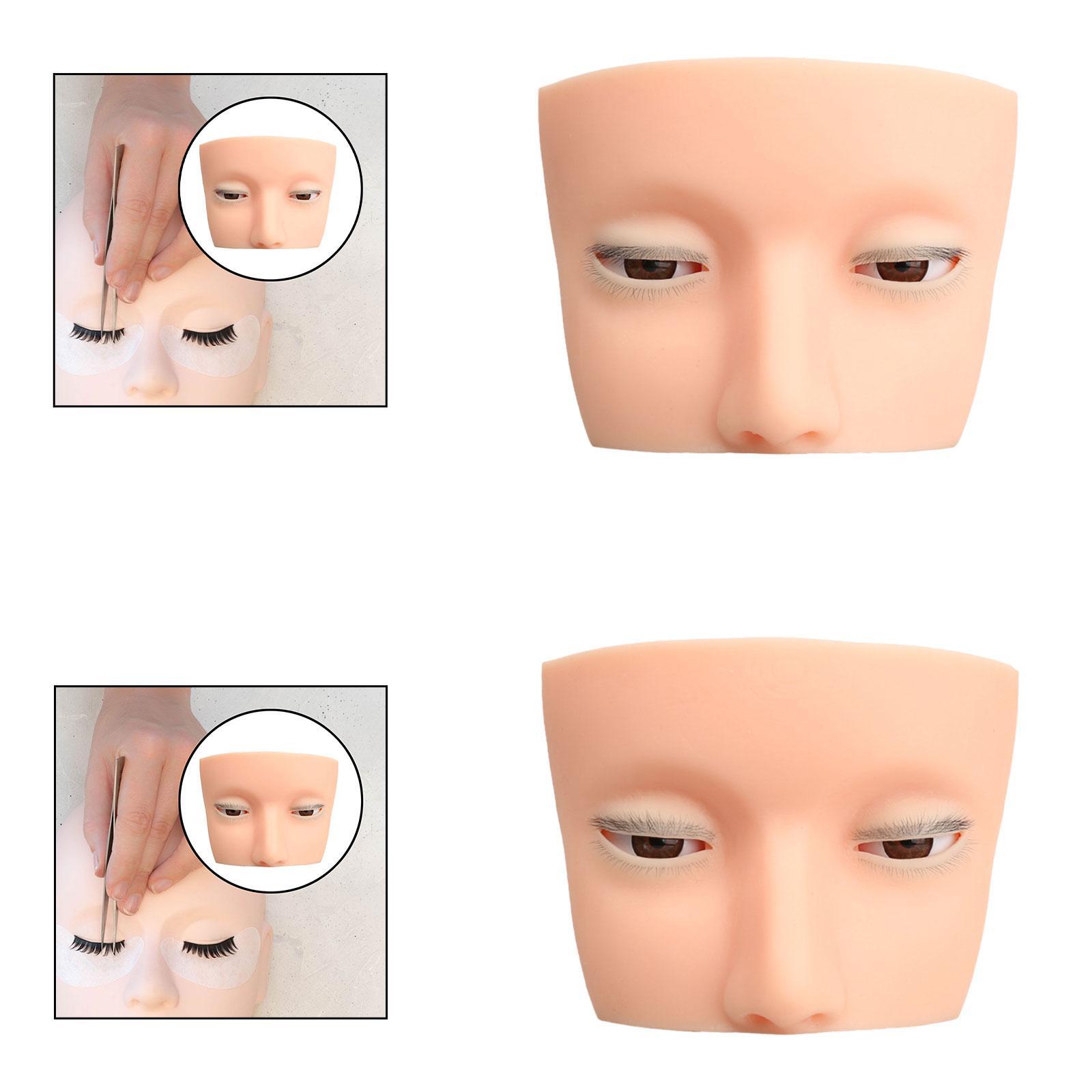 Silicone Eyelash Mannequin Hea – Beauty Makeup School recenzja i cena