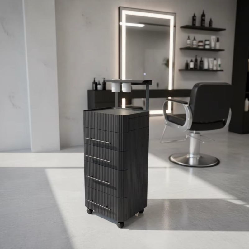 Simple and Stylish Barber Shop – Beauty Makeup Trolley recenzja i cena
