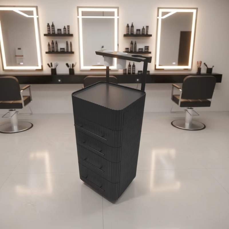 Simple and Stylish Barber Shop – Beauty Makeup Trolley recenzja i cena