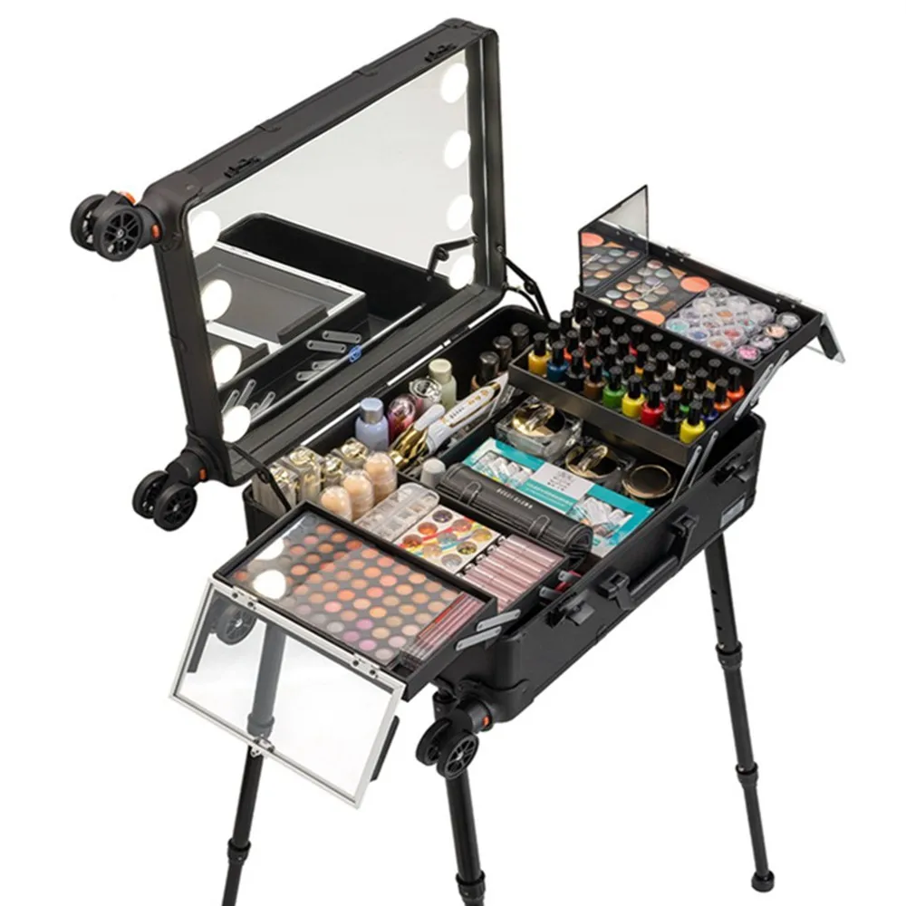 Aluminum Frame Professional Ro – Beauty Makeup Trolley recenzja i cena