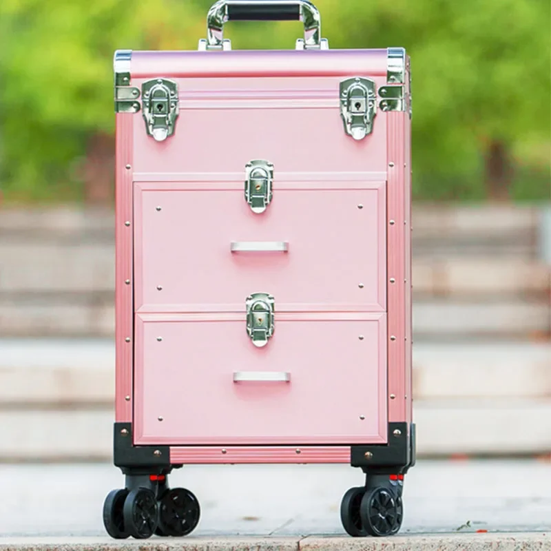 220V NEW Aluminum Alloy Profes – Beauty Makeup Trolley recenzja i cena