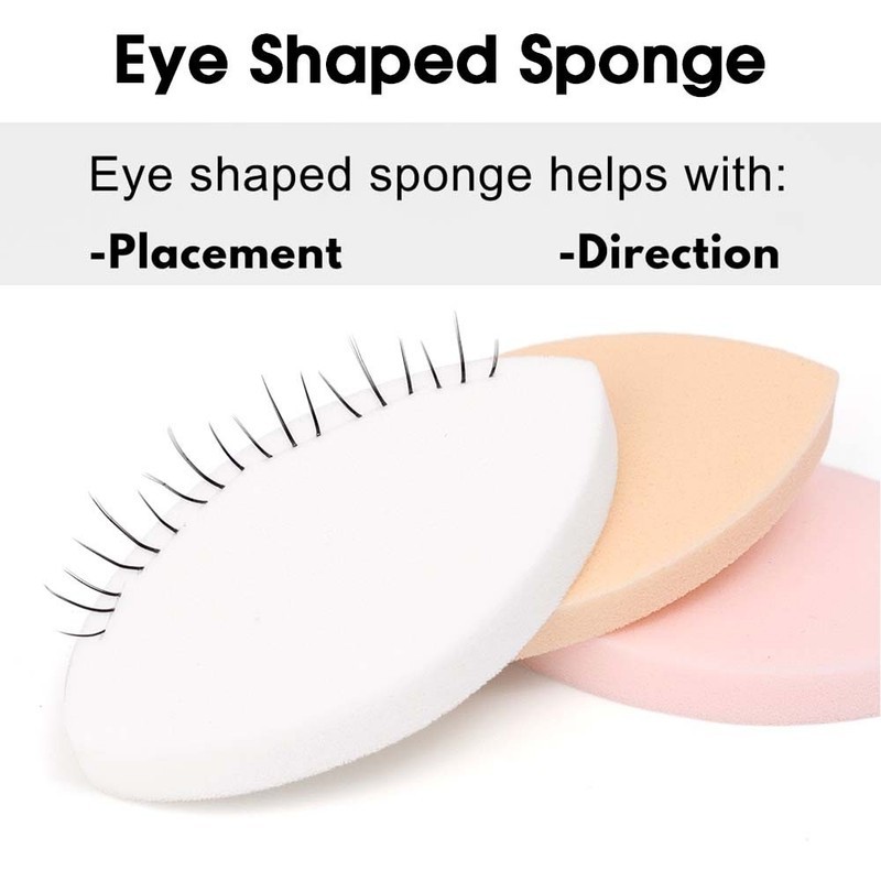 50/10pcs Soft Sponge Fake Eyel – Beauty Makeup Training recenzja i cena