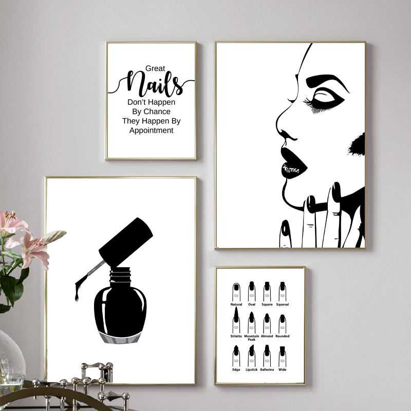 Nail Salon Quotes Makeup Wall  – Makeup Is Beauty Quotes recenzja i cena