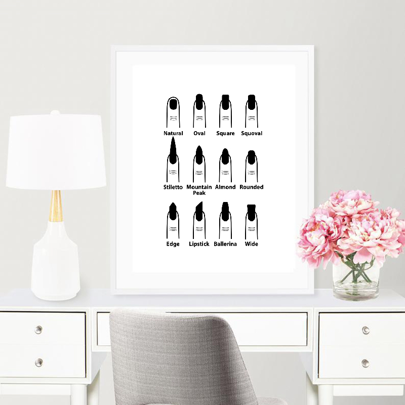 Nail Salon Quotes Makeup Wall  – Makeup Is Beauty Quotes recenzja i cena