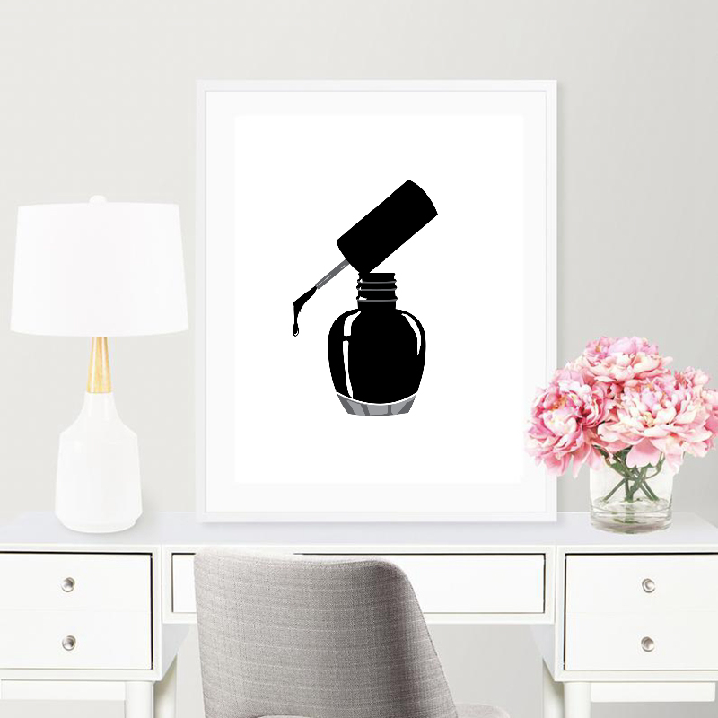 Nail Salon Quotes Makeup Wall  – Makeup Is Beauty Quotes recenzja i cena