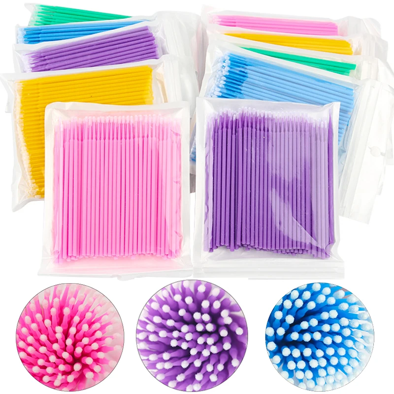 100Pcs Eyelash Cleaning Brush  – Beauty Makeup Remover recenzja i cena