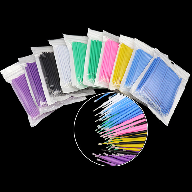 100Pcs Eyelash Cleaning Brush  – Beauty Makeup Remover recenzja i cena