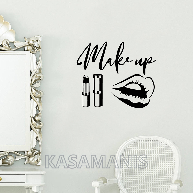 MakeUp Quote Wall Art Decals B – Makeup Is Beauty Quotes recenzja i cena