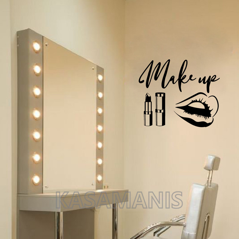 MakeUp Quote Wall Art Decals B – Makeup Is Beauty Quotes recenzja i cena