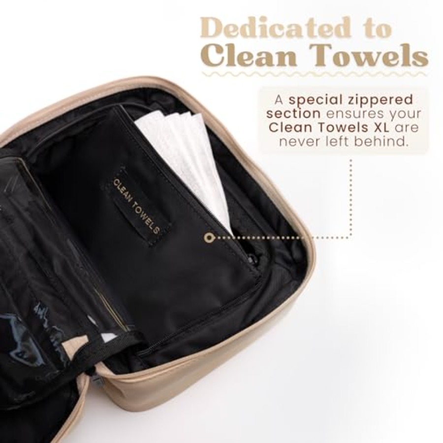 Clean Towels XL Dedicated Trav – Beauty Makeup Case recenzja i cena