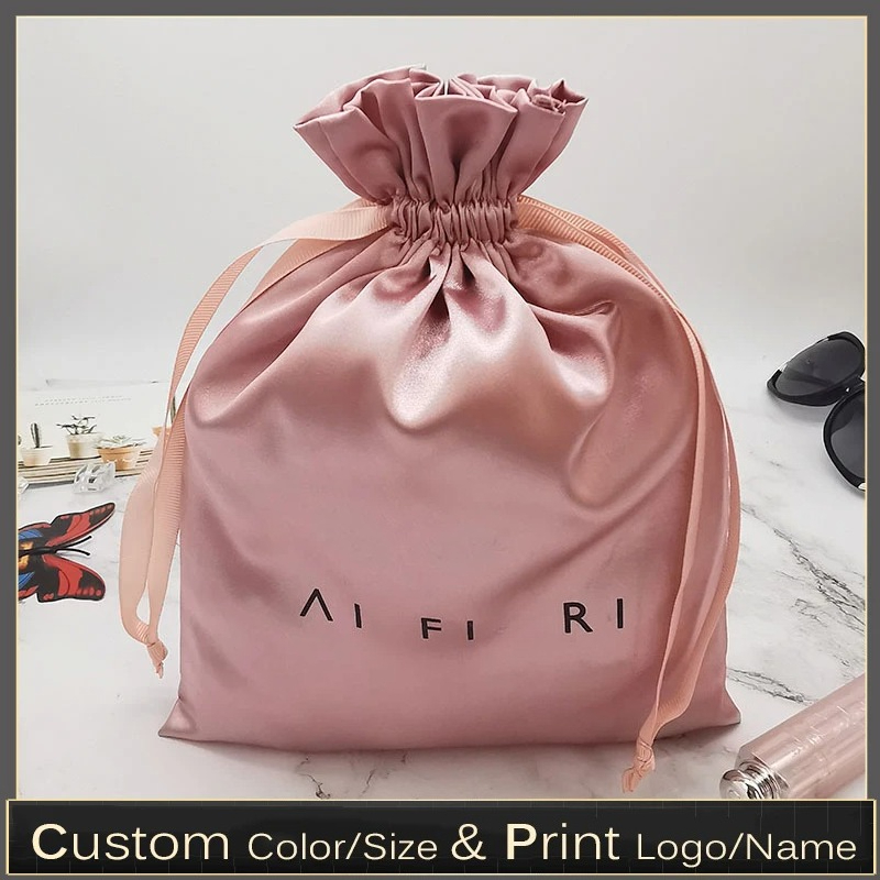 Custom Logo Satin Drawstring B – Beauty Makeup School recenzja i cena